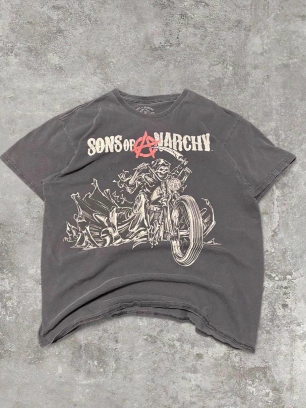Sons of Anarchy Black Graphic Short Sleeve Tee